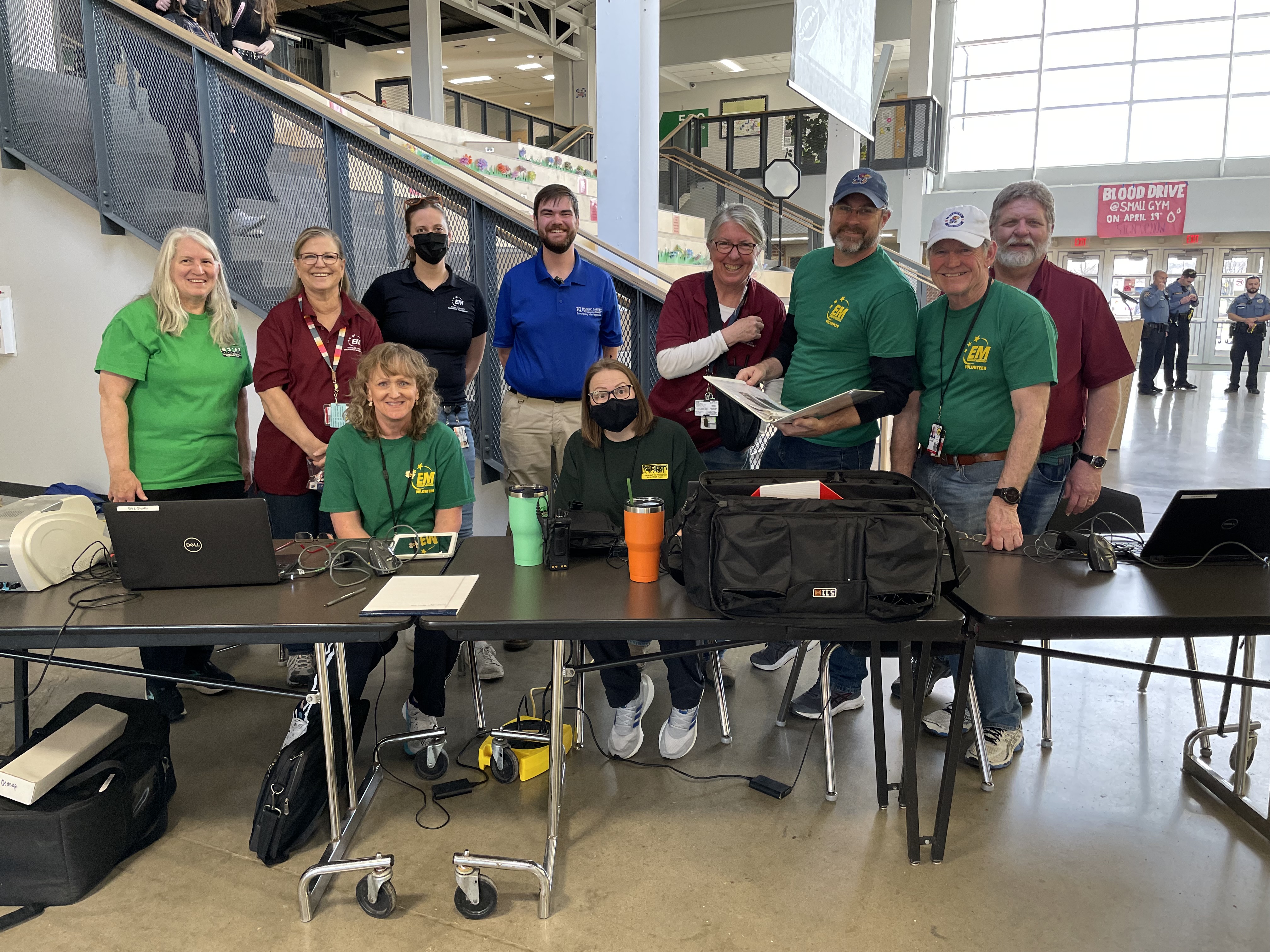 Emergency Management Volunteers at Final Four 2022