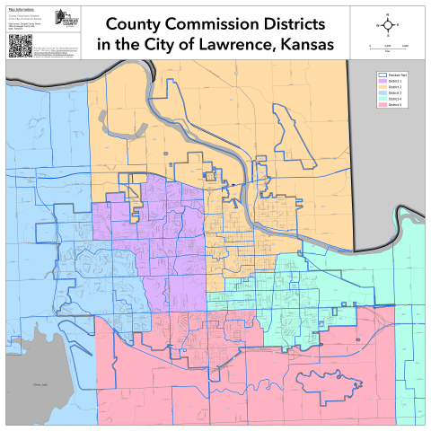County Commission Districts Map (PDF) - City of Lawrence